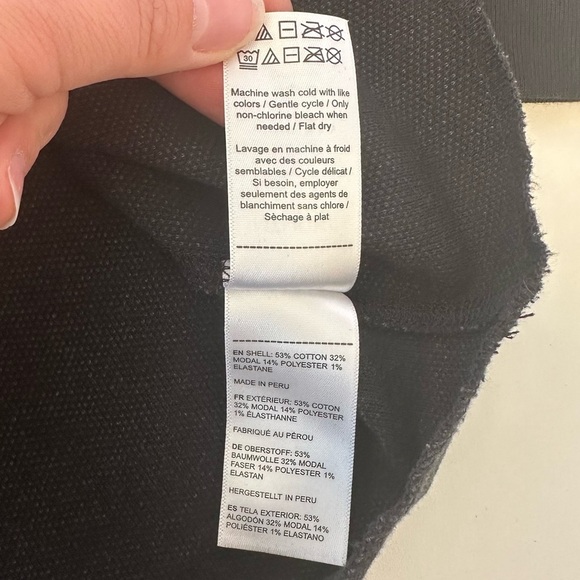 UNTUCKit Men’s Textured Schrock Long Sleeve Henley Shirt Size XL Black - Picture 7 of 9